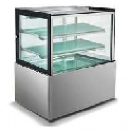 STRAIGHT GLASS COLD DISPLAY THREE TIER - 900MM