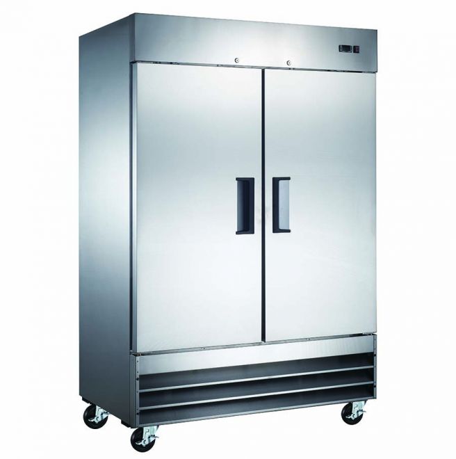 stainless steel reach in refrigerator